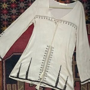 ✨ Boho tunic/dress with tassel + sequin detail ✨